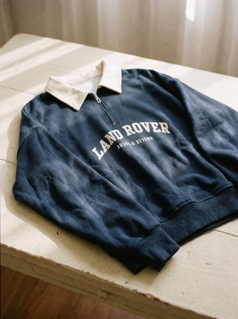 Custom Collared Sweatshirt