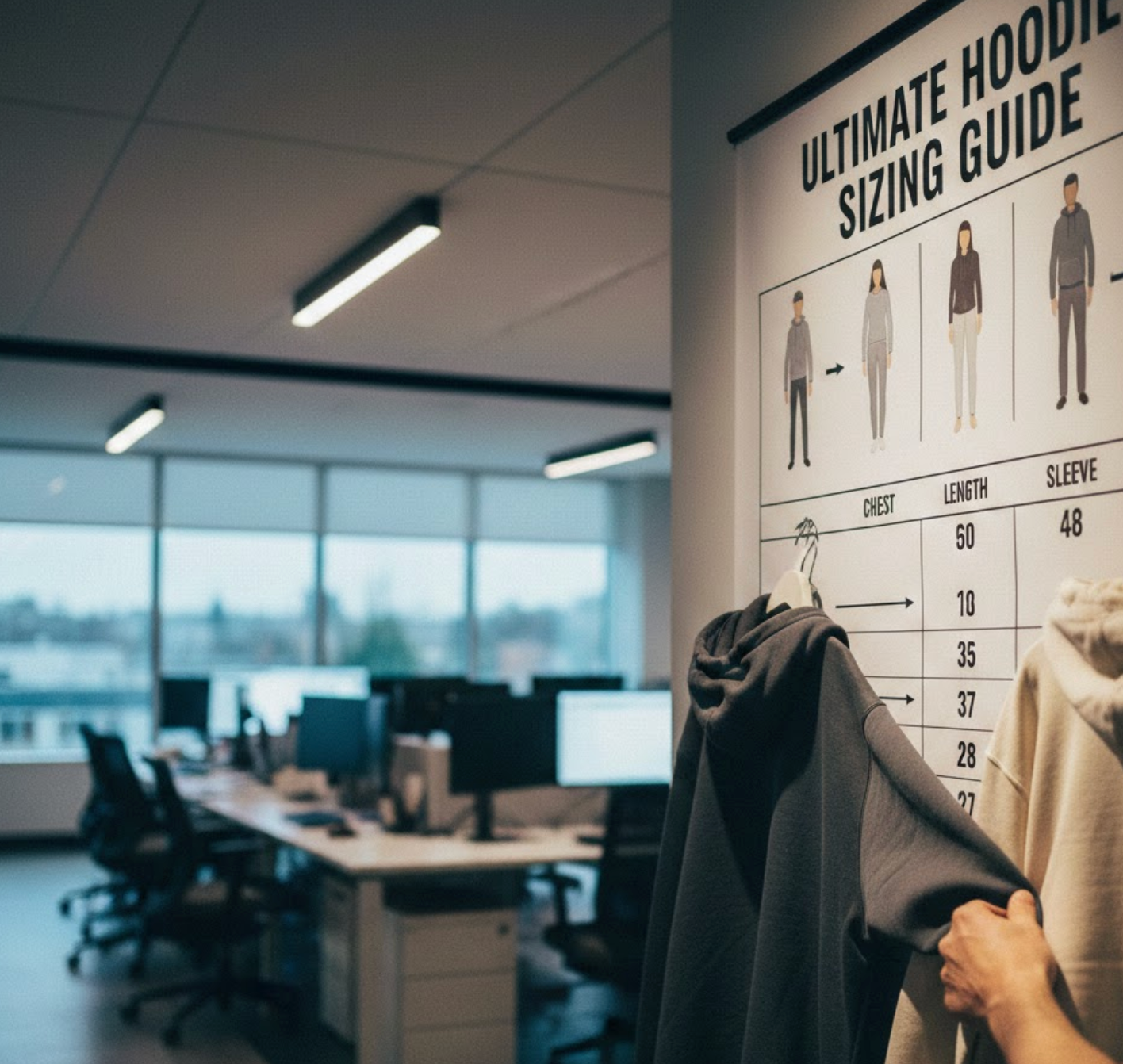 Custom Hoodie Sizing Guide – Makers Garments