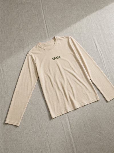 Custom 230g Cotton Long Sleeve Tee