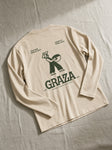 Custom 230g Cotton Long Sleeve Tee, custom branded example