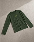 Custom 230g Cotton Long Sleeve Tee, custom branded example