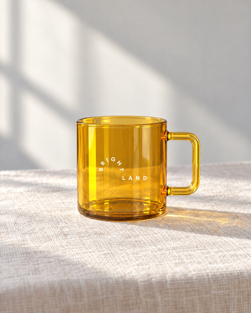 Custom Colored Glass Mug