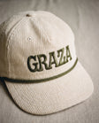 Custom Corduroy Rope Cap, custom branded example