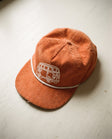 Custom Corduroy Rope Cap, custom branded example