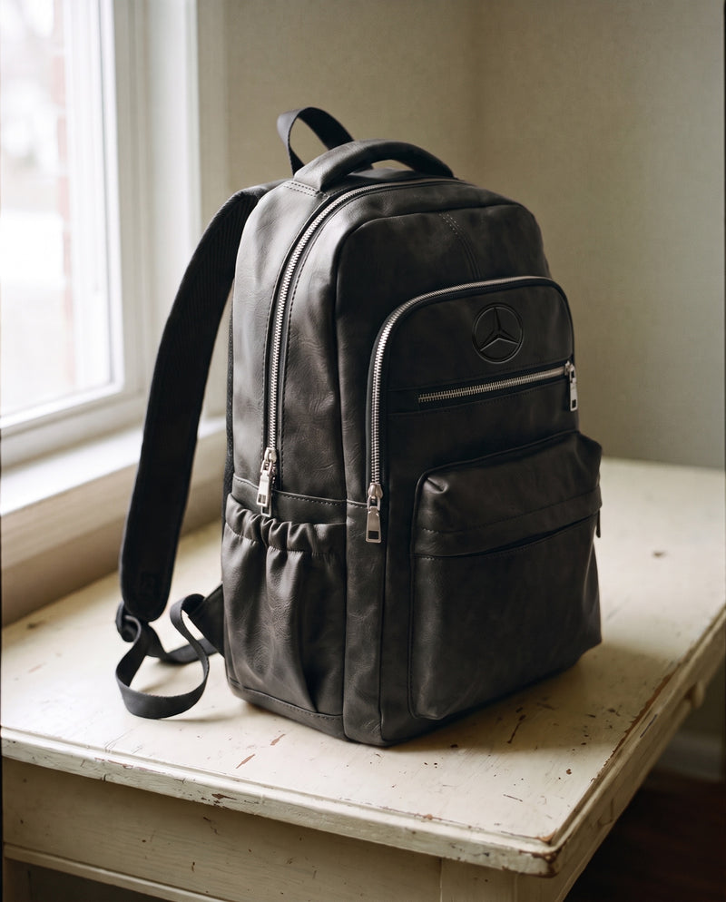 Custom Leather Laptop Backpack