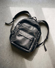 Custom Leather Laptop Backpack, custom branded example