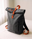 Custom Roll-Top Daypack, custom branded example